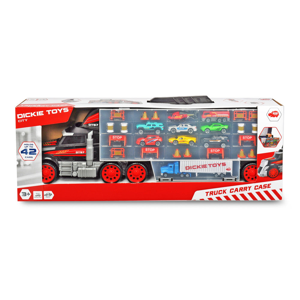 Dickie Toys XXL Truck Carry Case and Die-Cast Playset