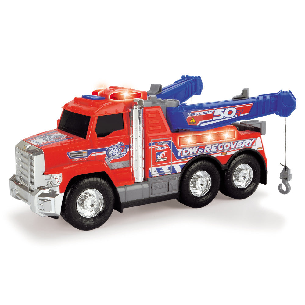 Dickie Toys American Tow Truck with Lights and Sounds, 12 Inch