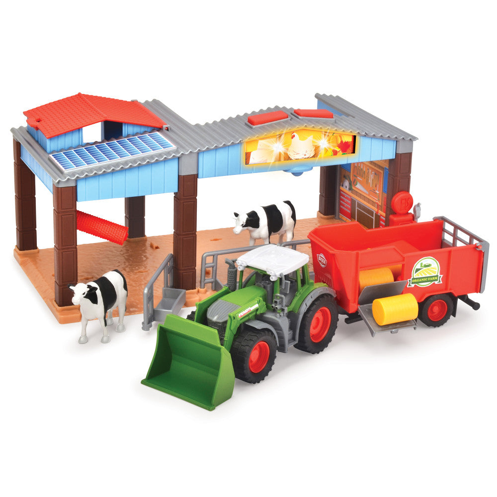 Dickie Toys Farm Station Playset with Light & Sound Effects