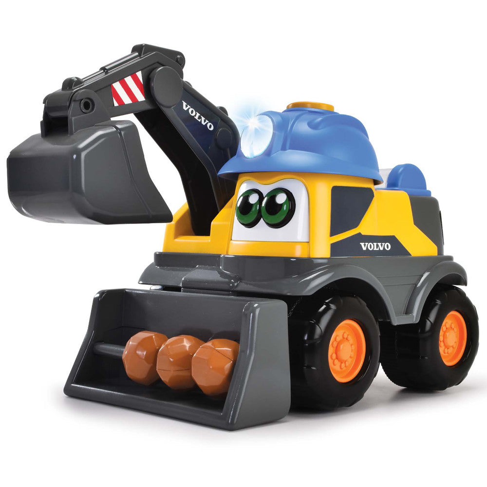 Dickie Toys: ABC Volvo Danny Digger - Yellow & Blue, Kids Ages 3+