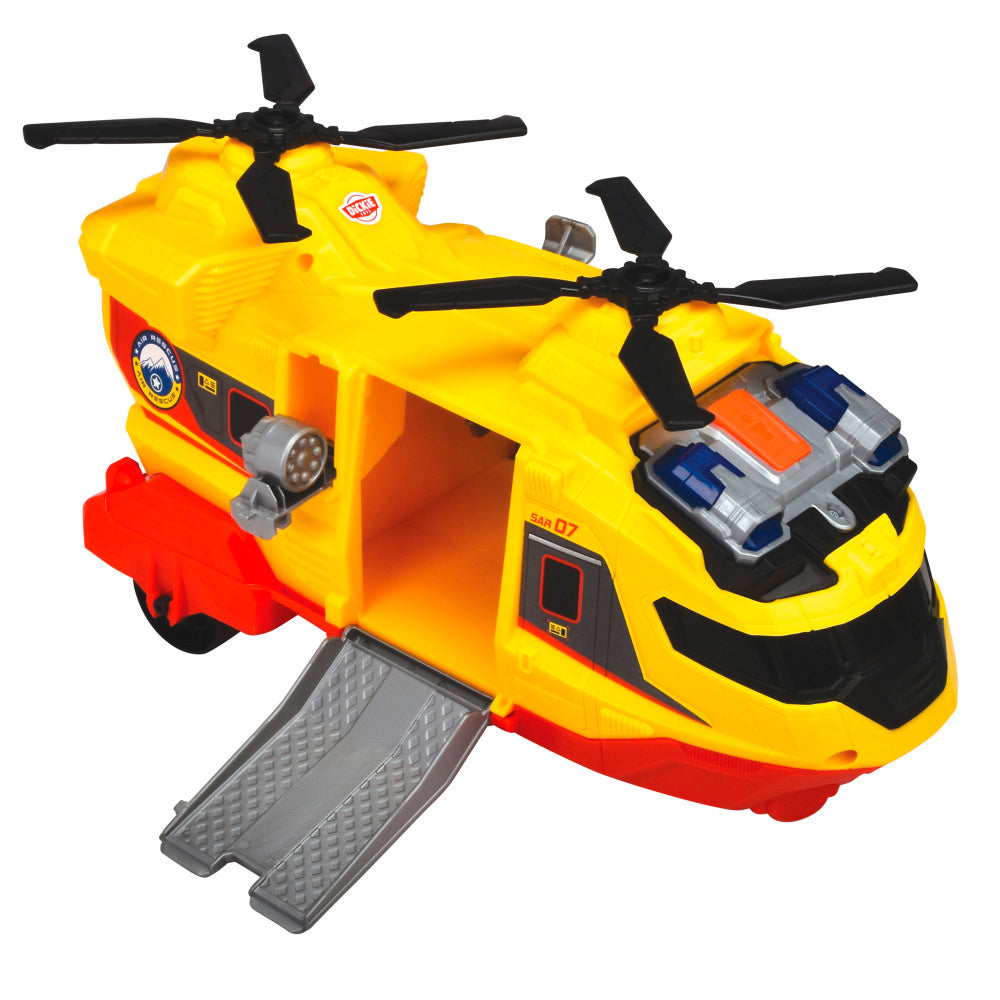 Dickie Toys: Rescue Helicopter - Yellow & Red, Kids Ages 3+