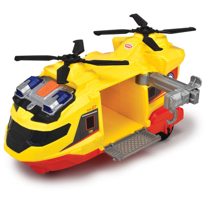 Dickie Toys: Rescue Helicopter - Yellow & Red, Kids Ages 3+