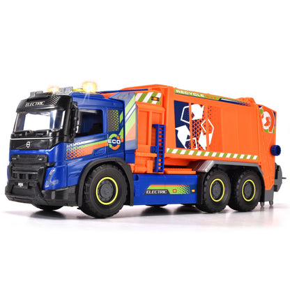 Dickie Toys: Giant Garbage Truck - Blue & Orange, Kids Ages 3+