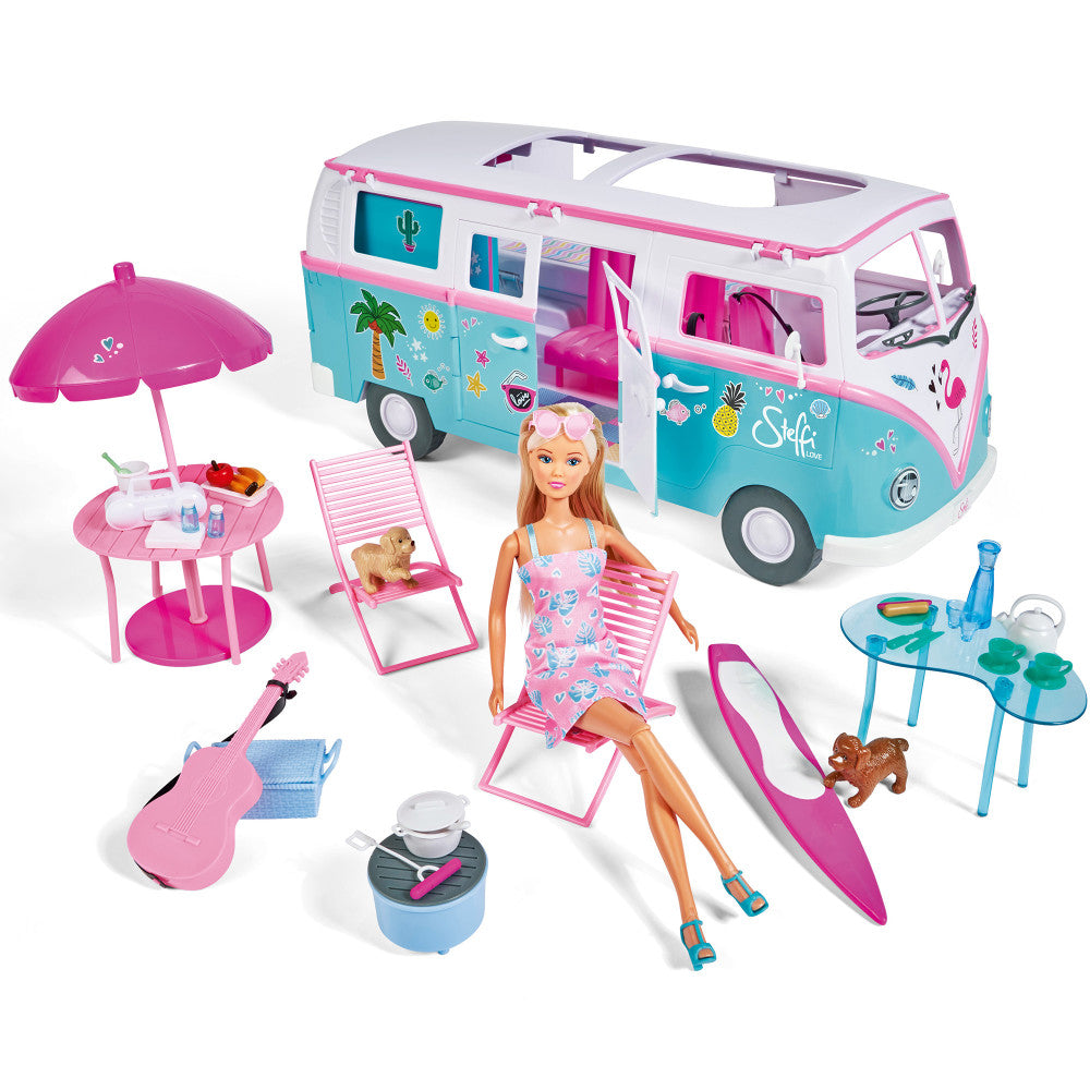 Simba Toys Steffi Love Hawaii Camper Deluxe Playset