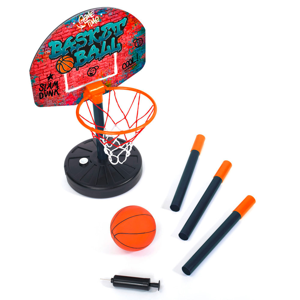 Simba Toys: Basketball Hoop Play Set - Adjustable Hoop Height, Kids Ages 3+