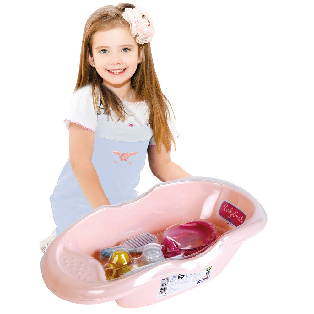 Klein: Baby Coralie Bathtub - Pink 6pc Set, Kids Ages 3+