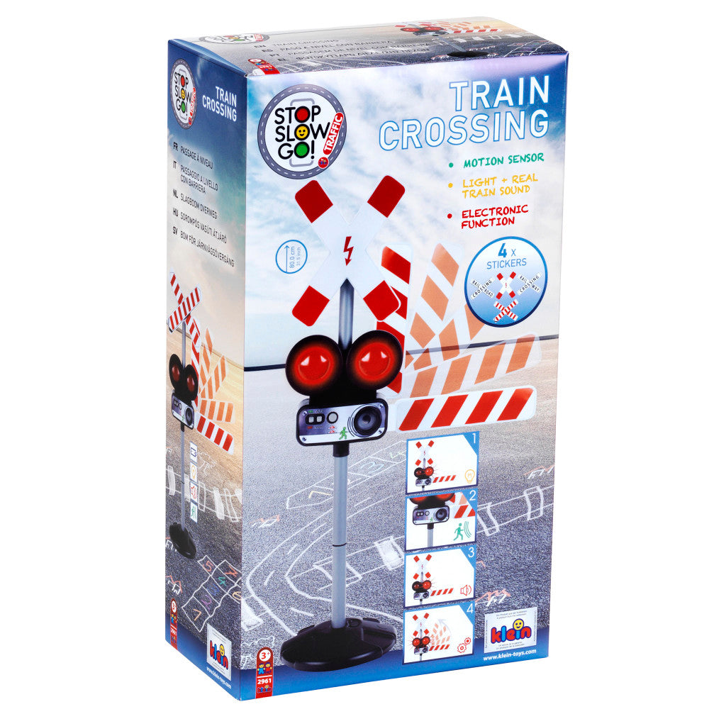 Theo Klein Interactive Train Crossing Traffic Light with Sound & Motion Sensor