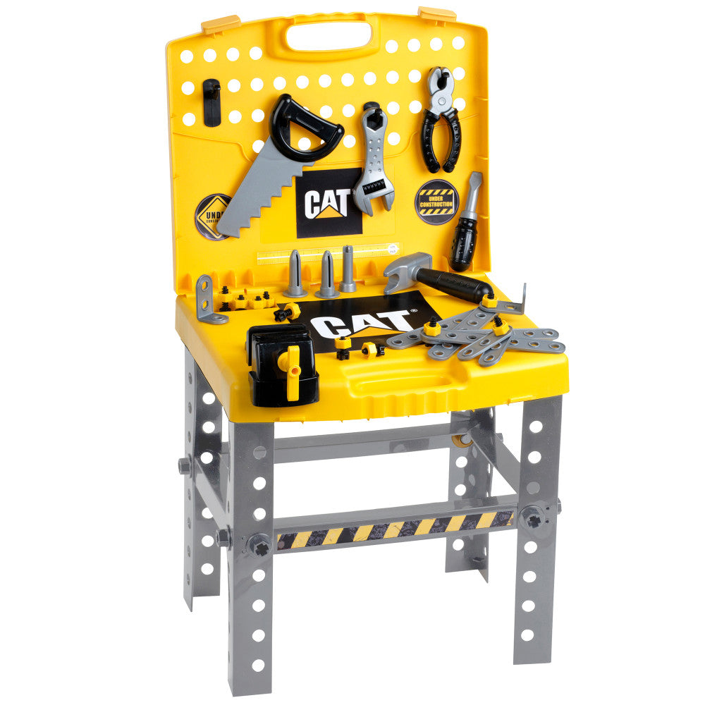 CAT Foldable Workbench - Transportable Tool Shop for Kids