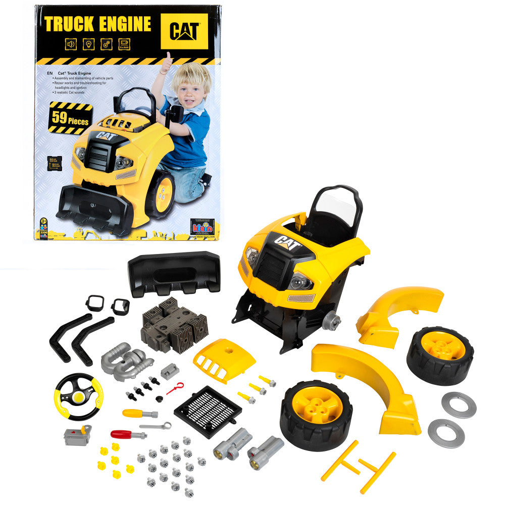 CAT Construction Truck Engine Playset for Kids