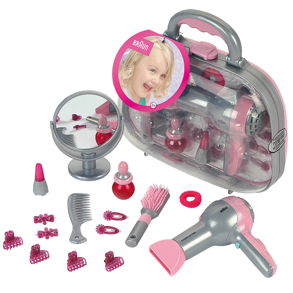 Braun 15-Piece Mega Hairstyling Case - Toy Beauty Set