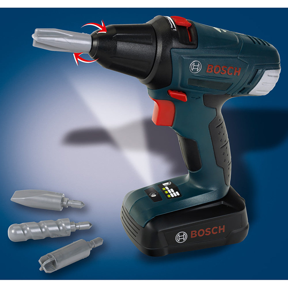 Bosch Mini: 2-In-1: Cordless Drill & Screwdriver - Lights & Sounds, Kids Ages 3+