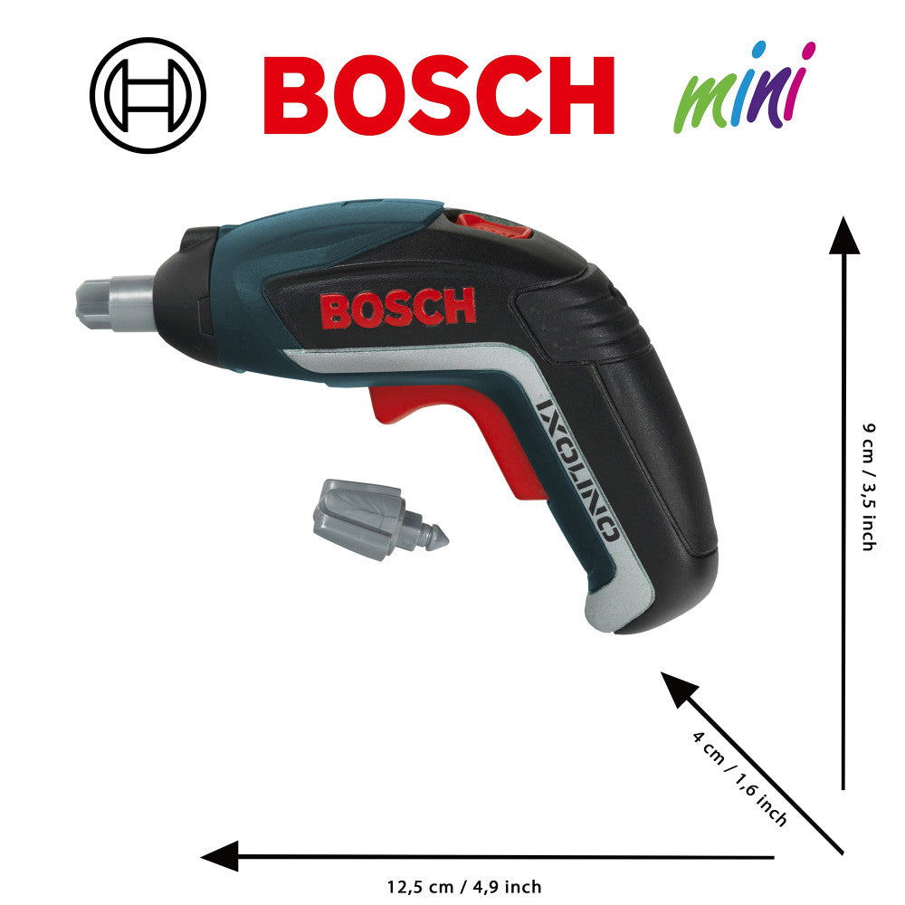 Bosch Mini: IXOLINO II - Lights & Sounds, Power Tool Toy Screwdriver, Kids Ages 3+