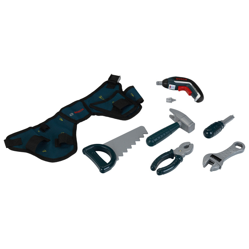 Bosch 7-Piece Kids Tool Belt Set - Theo Klein - Pretend Play Construction
