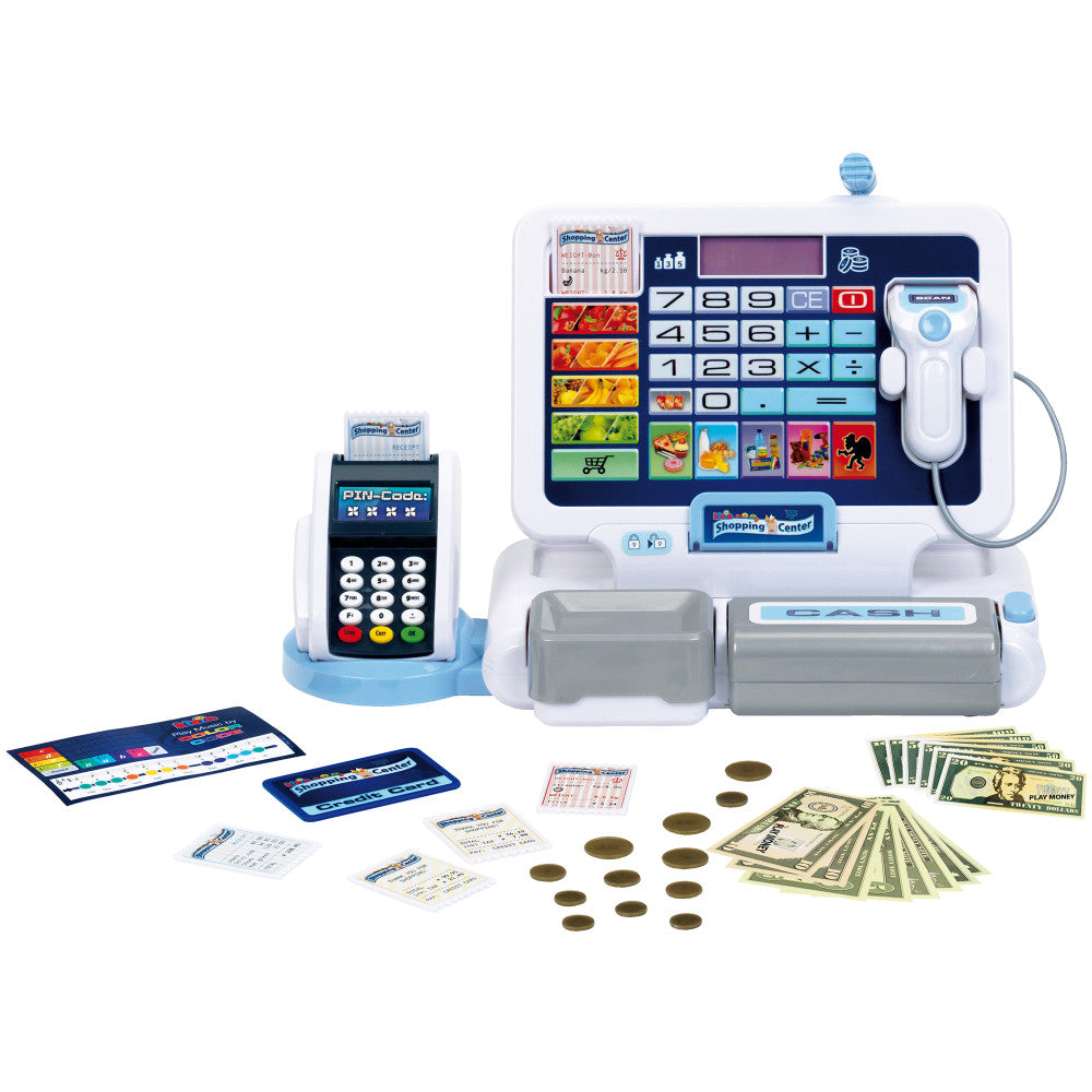 Klein Interactive Shopping Center Playset with Tablet & Cash Register - Kids Pretend Play, Ages 3+