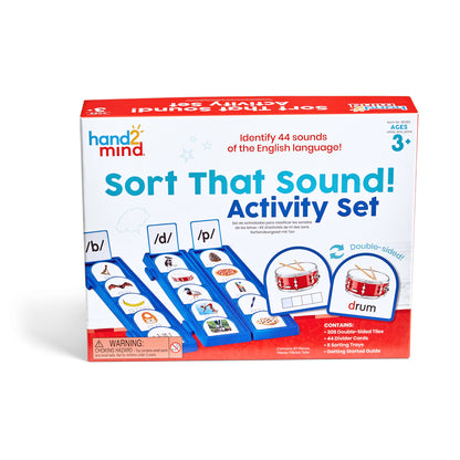 Hand2Mind Sort That Sound! Phonemic Awareness Activity Set