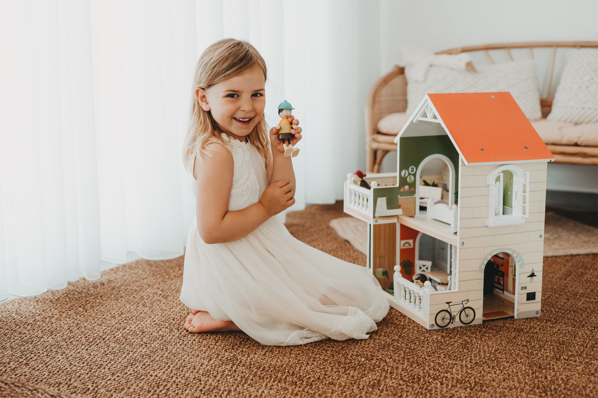 Dollhouse with roof terrace