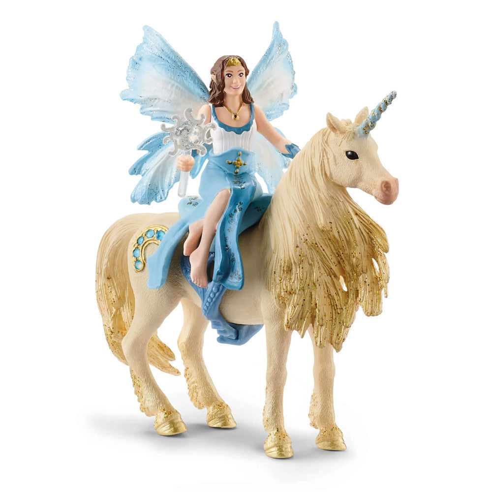 Schleich Bayala Eyela with Golden Unicorn 3-Piece Figurine Set