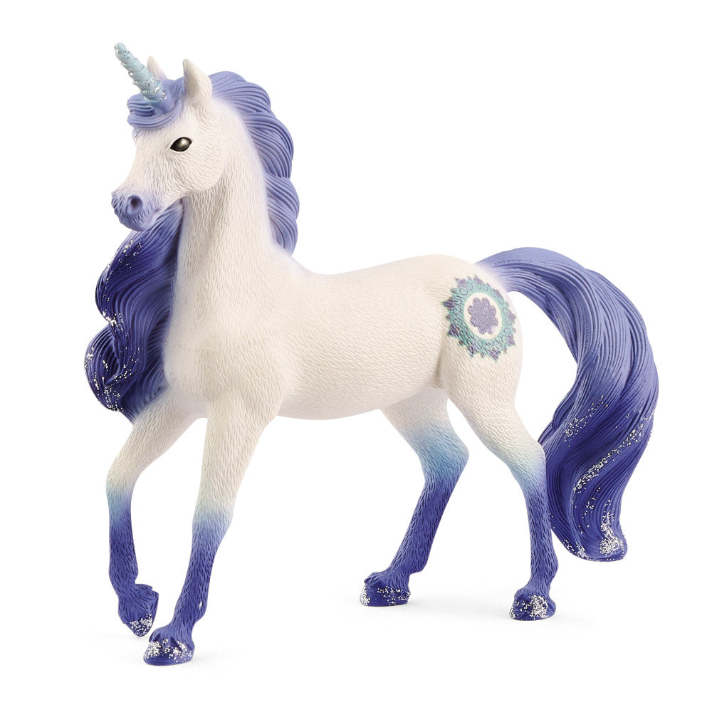 Schleich Bayala 7 inch Mandala Unicorn Stallion - Magical Figurine