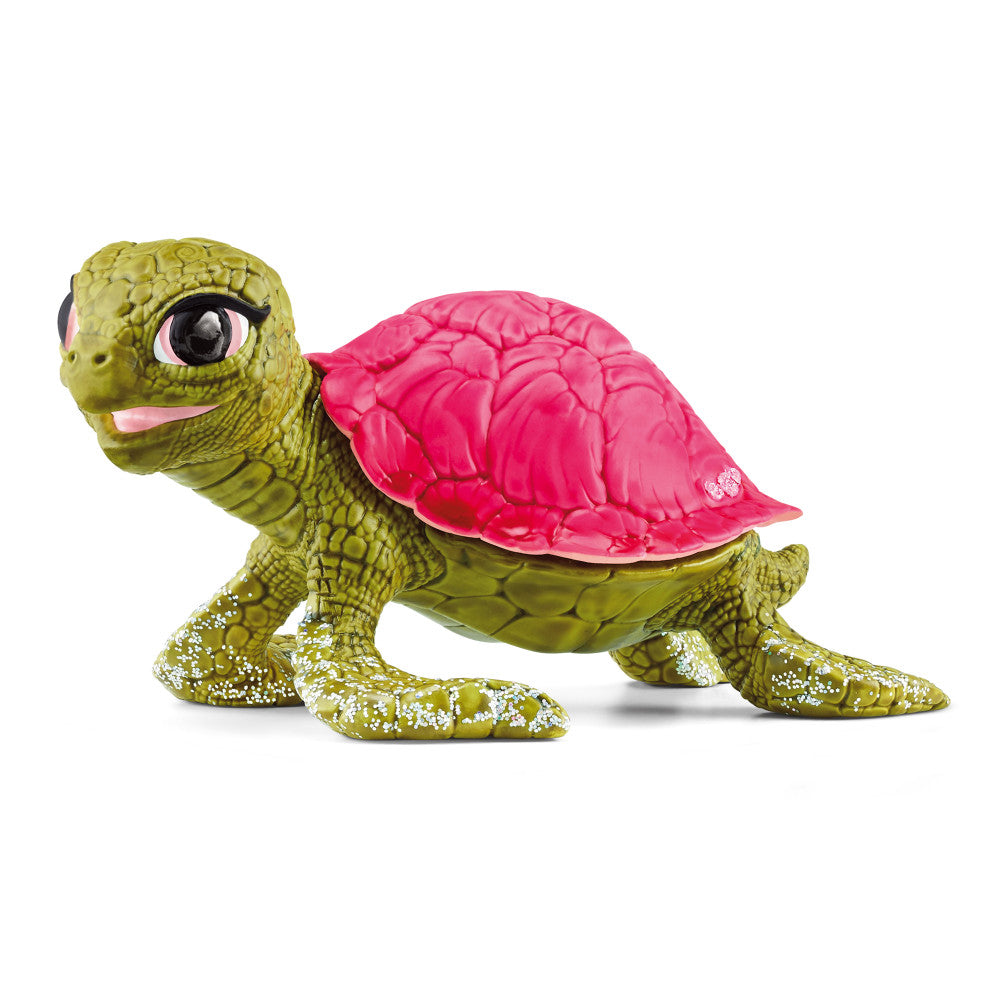 Schleich Bayala 4.7 inch Pink Sapphire Turtle - Magical Figurine