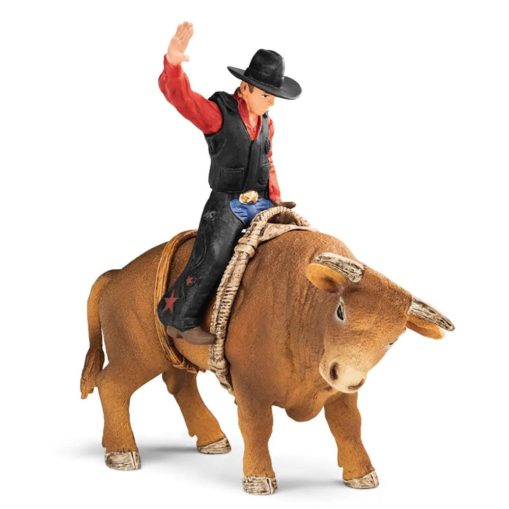 Schleich Farm World Cowboy and Bull Rodeo Playset
