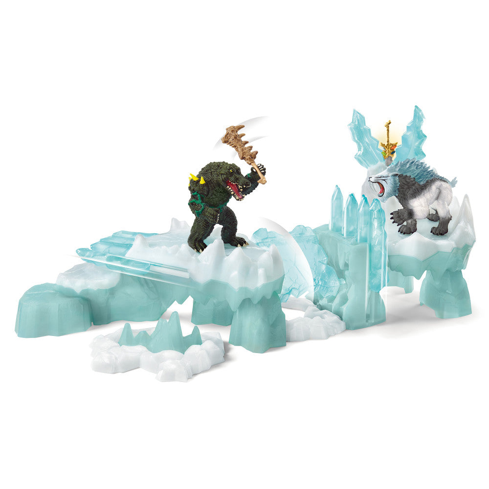 Schleich Eldrador Creatures 29-Piece Attack On Ice Fortress Playset for Ages 7-12