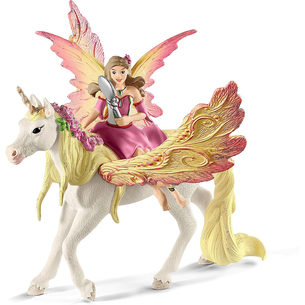 Schleich Bayala Fairy Feya with Pegasus Unicorn 3-Piece Figurine Set