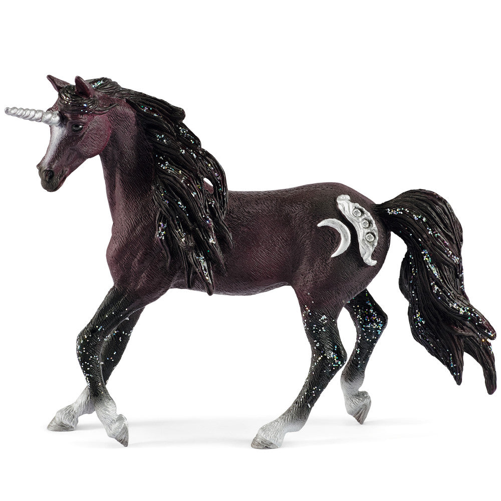 Schleich Bayala 7.1 inch Moon Unicorn Stallion - Magical Figurine