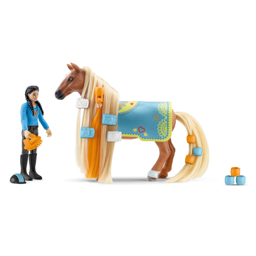 Schleich Sofia's Beauties: Kim & Camamelo Horse Playset with Accessories