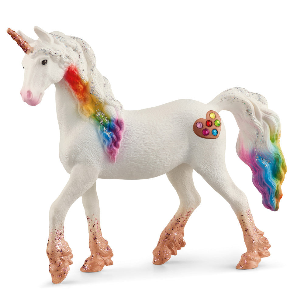 Schleich Bayala 7 inch Rainbow Love Unicorn Mare - Magical Figurine