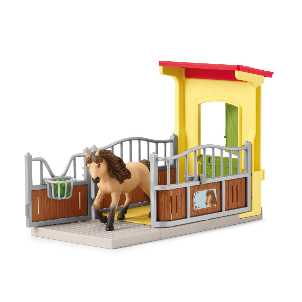 Schleich Farm World Iceland Pony Stallion Playset with Decorative Stickers