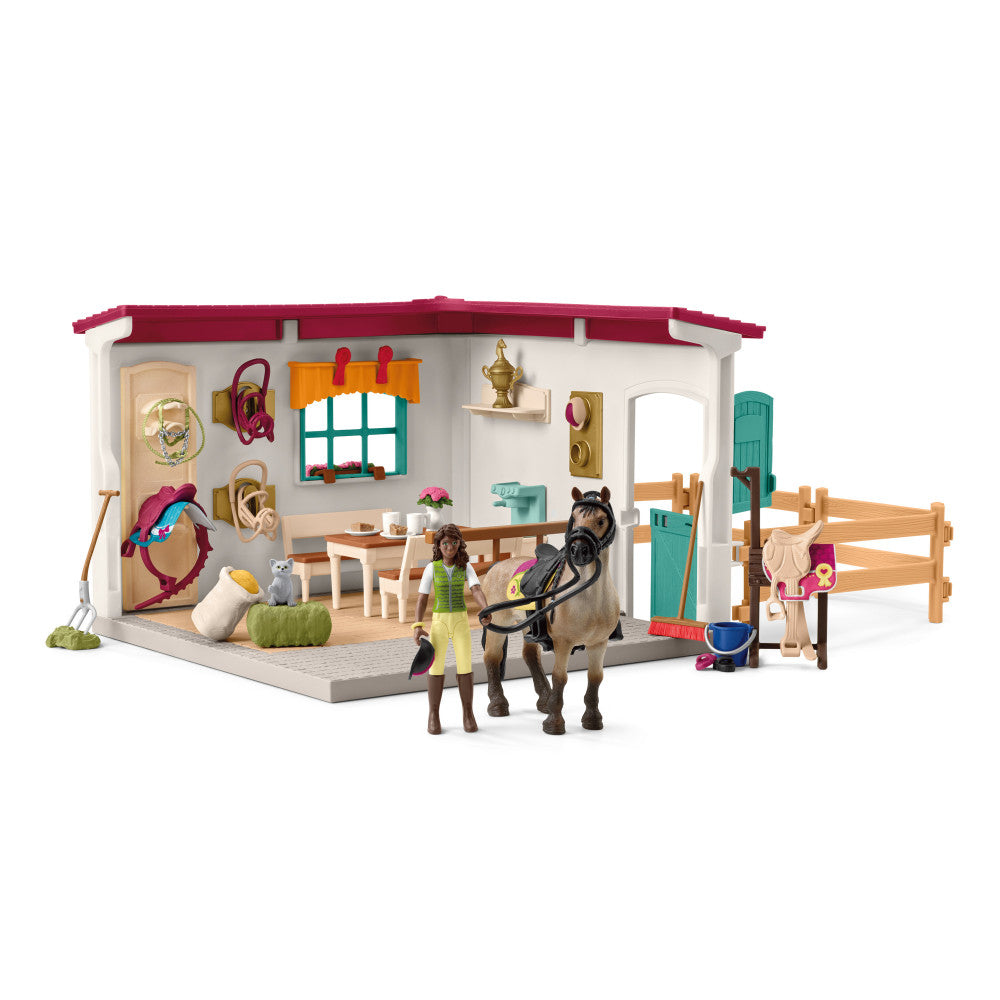 Schleich Horse Club Tack Room Extension 85-Piece Playset for Ages 5-12