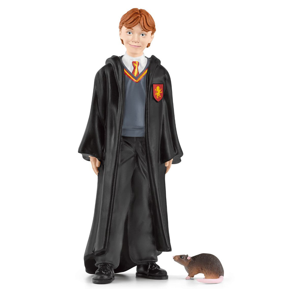 Schleich Harry Potter Wizarding World Collectible Figurines - Ron Weasley & Scabbers