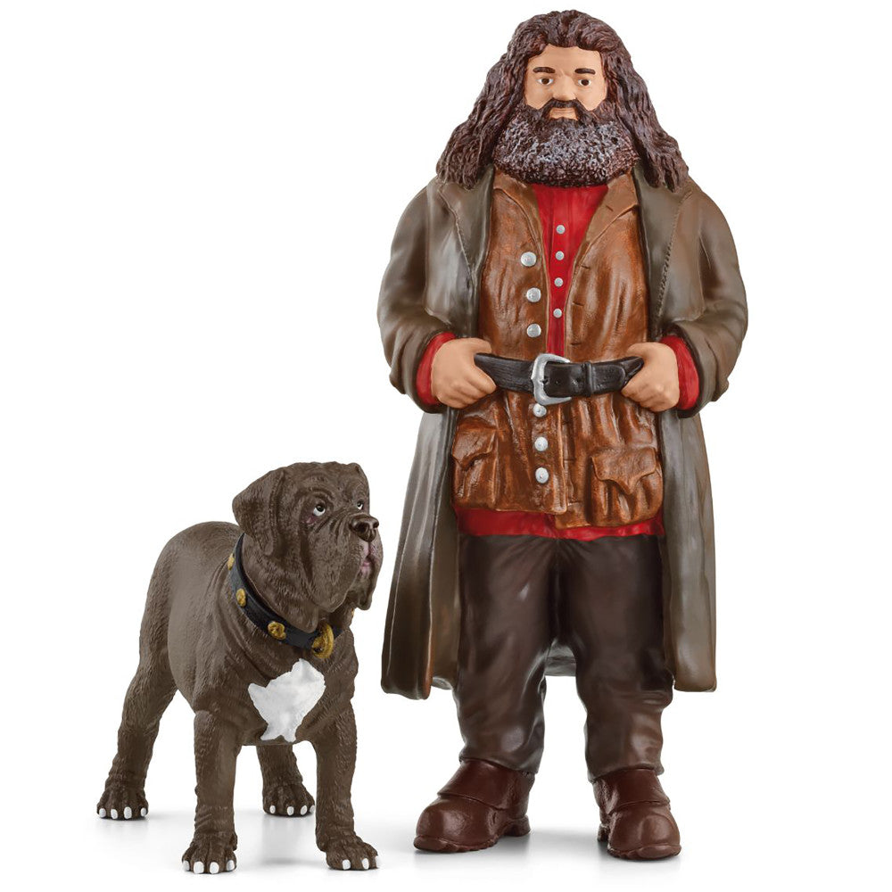 Schleich Harry Potter Wizarding World Collectible Figurine Set - Hagrid & Fang