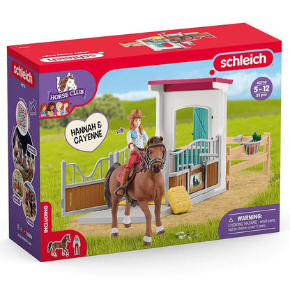 Schleich Horse Club: Hannah & Cayenne Horse Box Playset