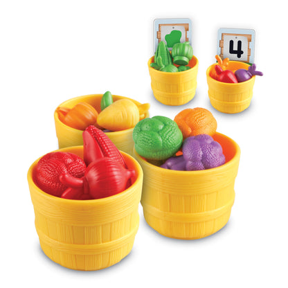 Learning Resources Veggie Farm Sorting Set - Educational Color & Counting Skills Game