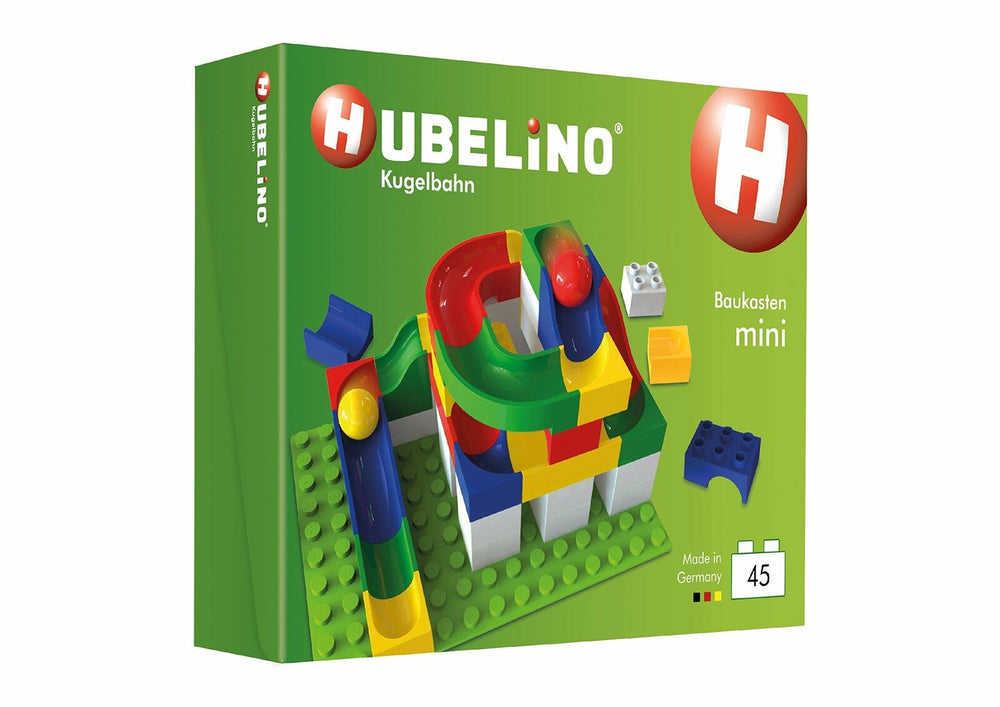 Hubelino Mini Building Box Set - 45 Piece Marble Run Kit