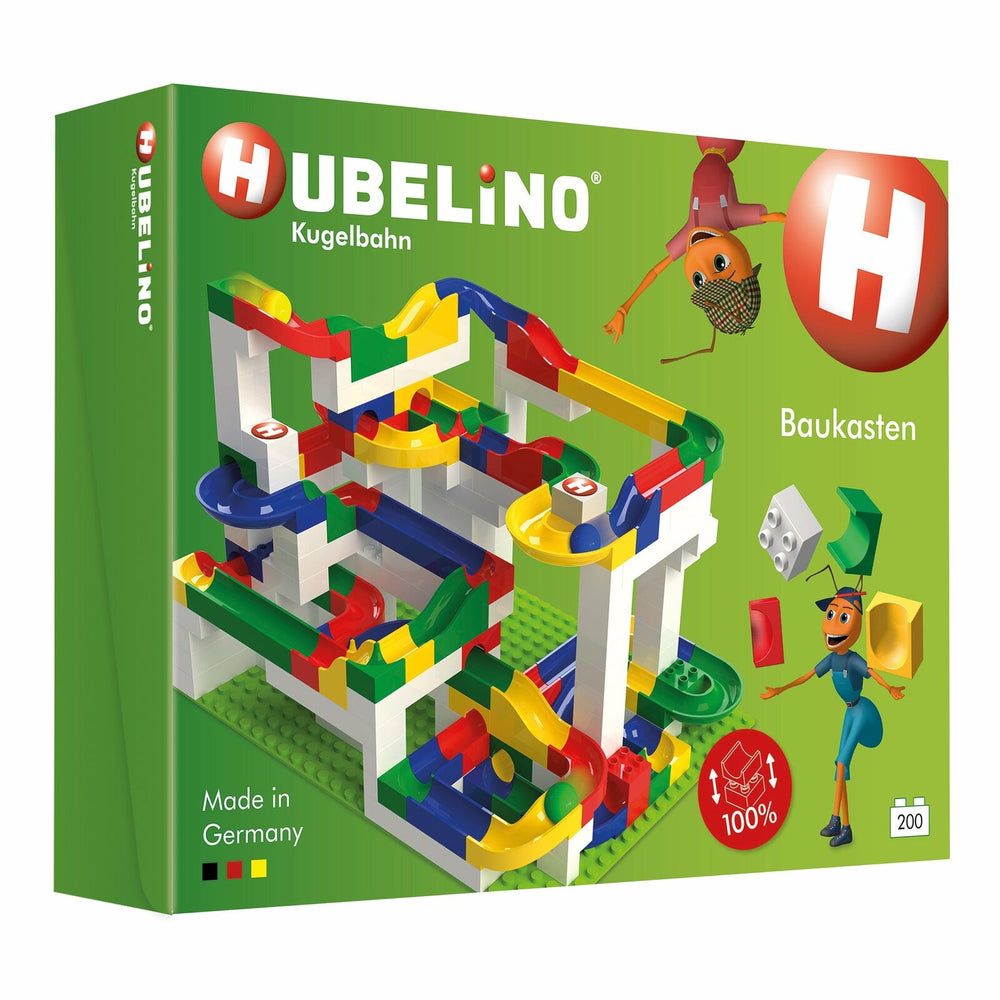 Hubelino 213-Piece Big Building Box Set - Marble Run Construction Kit