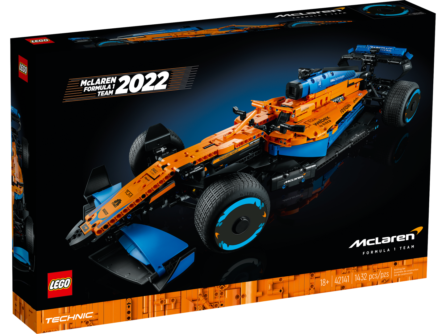 LEGO Technic McLaren Formula 1 Race Car 42141 Detailed Model Building Kit