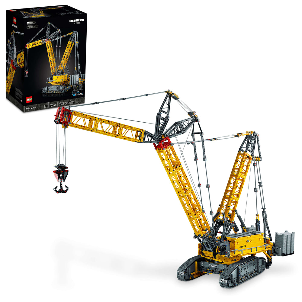 LEGO Technic Liebherr Crawler Crane LR 13000 42146 Building Kit - 2,883 Pieces