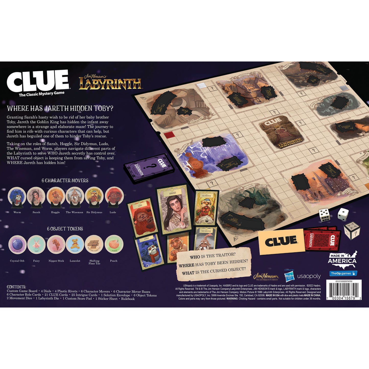 Jim Henson's Labyrinth CLUE Board Game