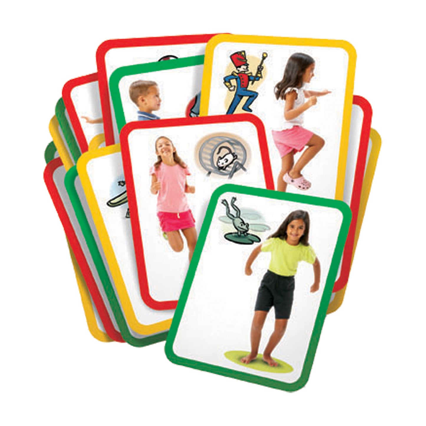 Roylco Busy Body Gross Motor Exercise Cards - Photographic Action Poses