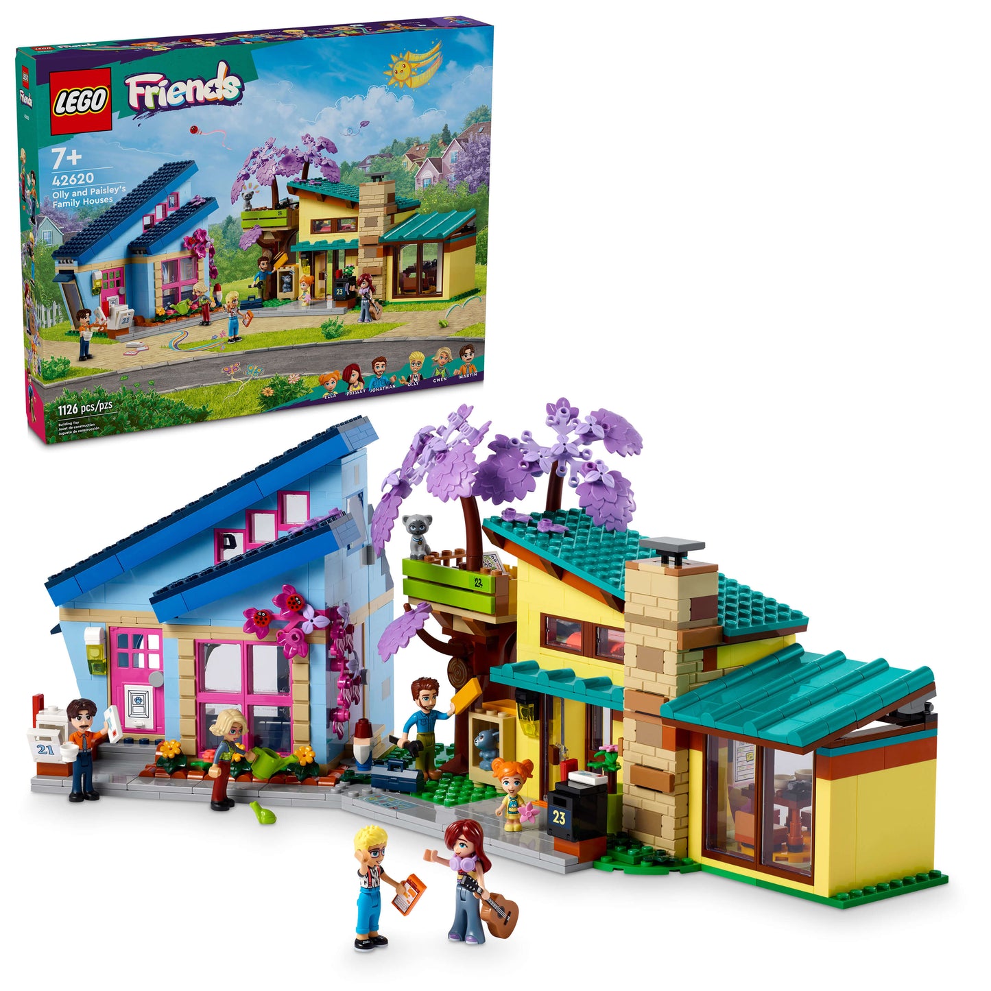 LEGO Friends Olly and Paisley's Family Houses 42620