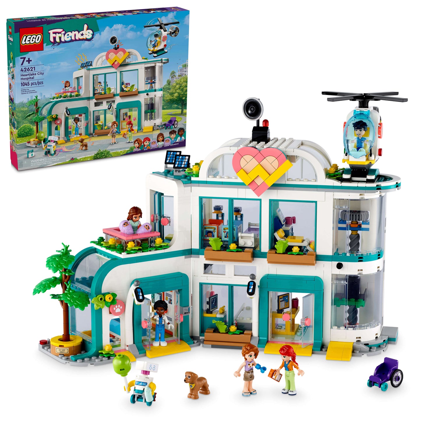 LEGO Friends Heartlake City Hospital Set 42621 - 1,045 Pieces