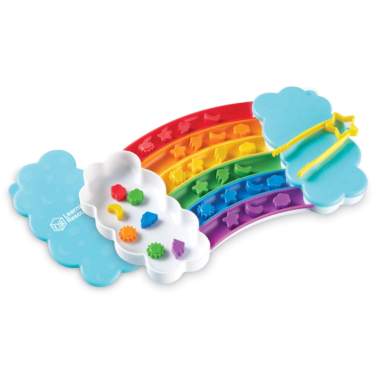 Learning Resources Rainbow Sorting Trays - Colorful Educational Toy for Early Math Skills