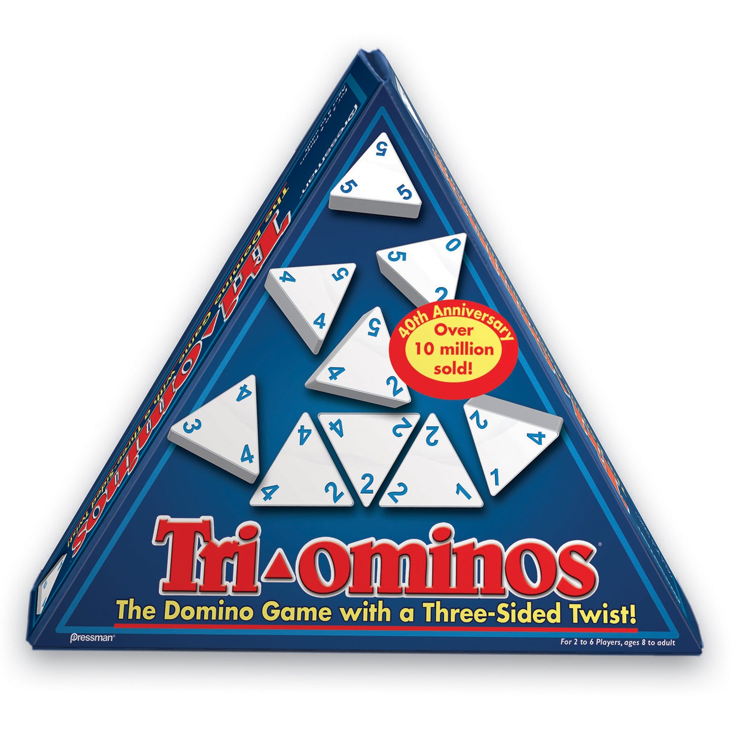 Pressman Tri-Ominos Deluxe Edition Triangular Domino Game