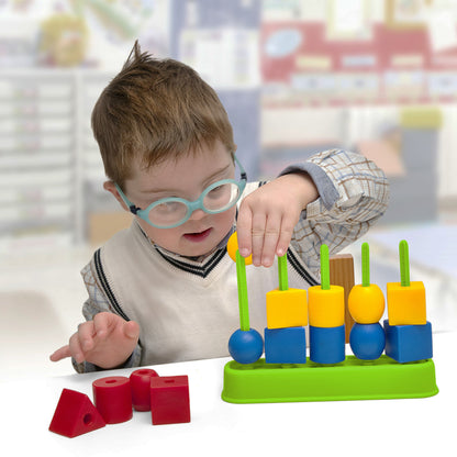 Miniland Educational Abacolor Maxi - Colorful Math Learning Blocks