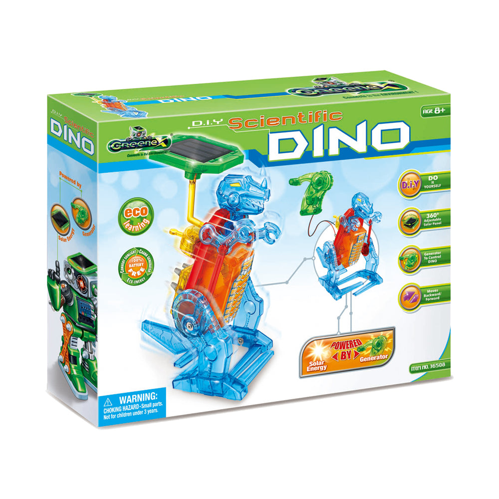 Greenex DIY Scientific Dino Solar-Powered Robotic Kit