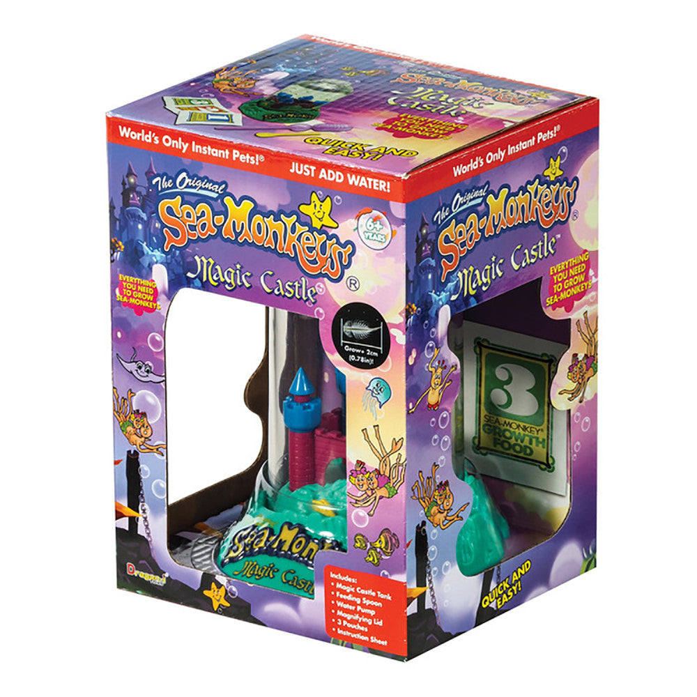 The Original Sea-Monkeys Magic Castle Kit - Complete Aquatic Habitat Set