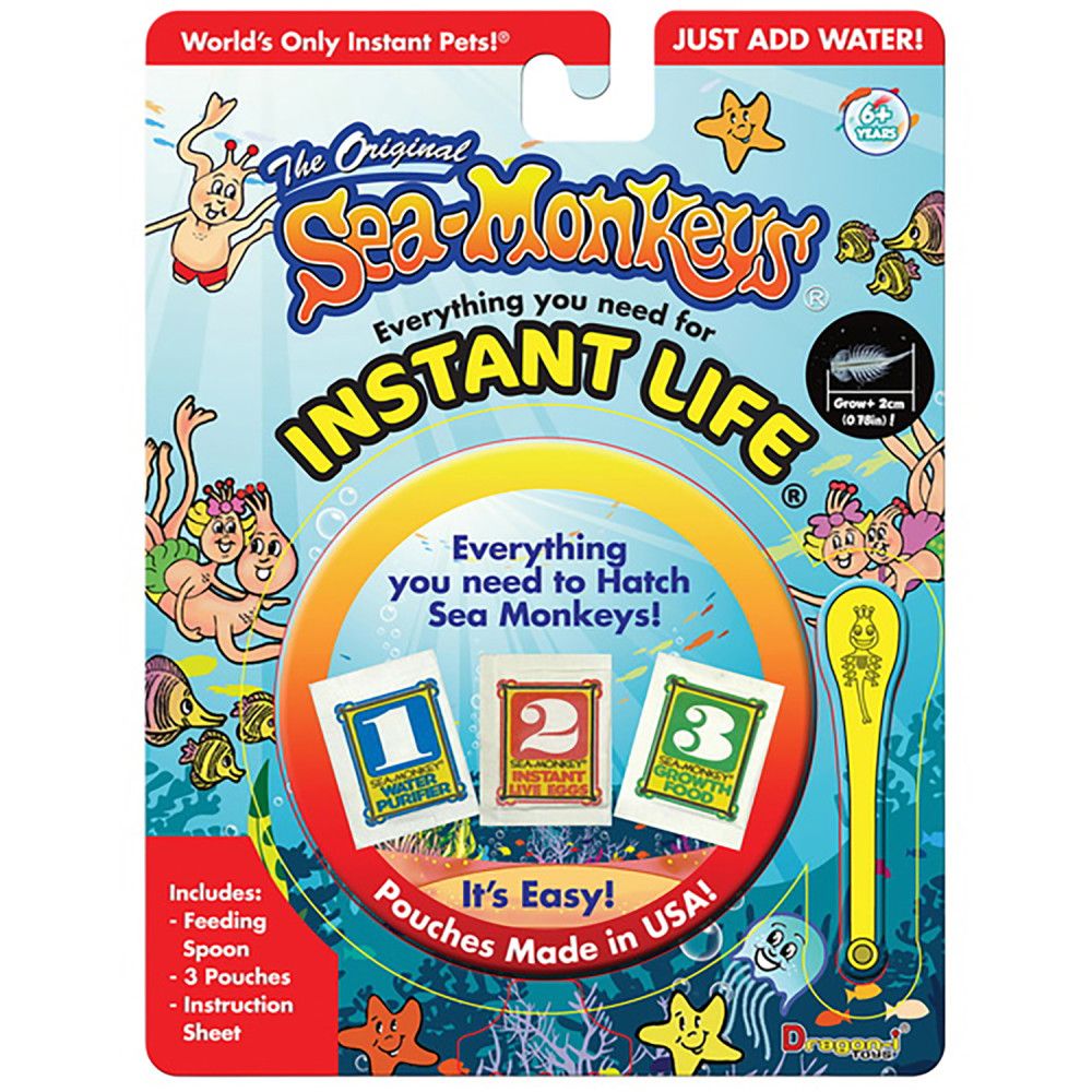 Sea-Monkeys Original Instant Life Kit - Educational Marine Habitat