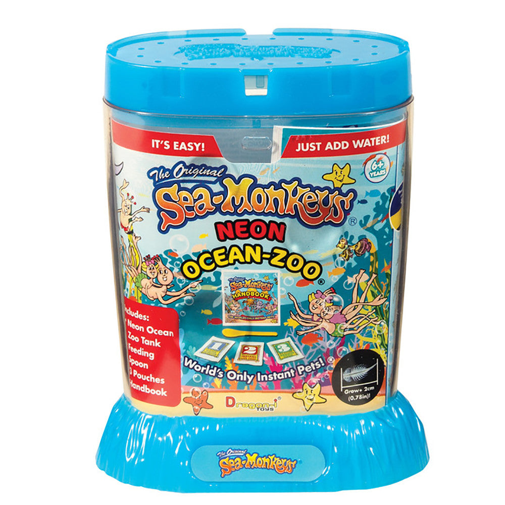 Sea-Monkeys Neon Ocean Zoo Kit - Instant Colorful Aquarium Pets